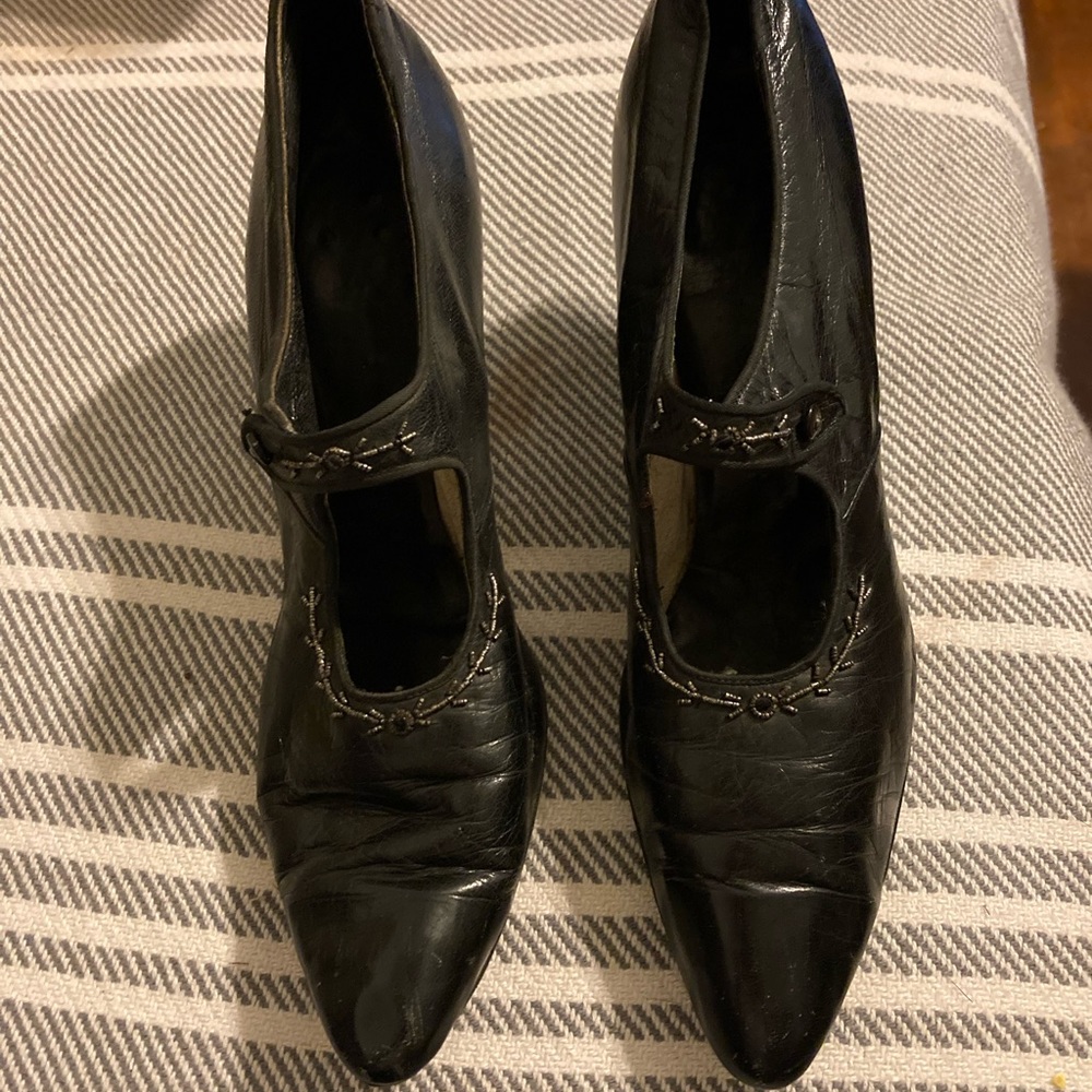 Antique Kid Leather women’s size 7 1/2 shoes